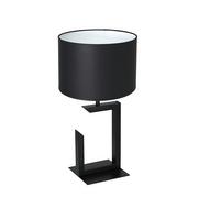 Lampy stojące - Luminex H 450 Black 3402 Lampa stołowa lampka 1x60W E27 czarny/biały - miniaturka - grafika 1