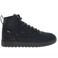 Buty sportowe męskie - Buty męskie Lacoste T-Clip Mid Trainers 748SMA0040-02H - czarne - miniaturka - grafika 1