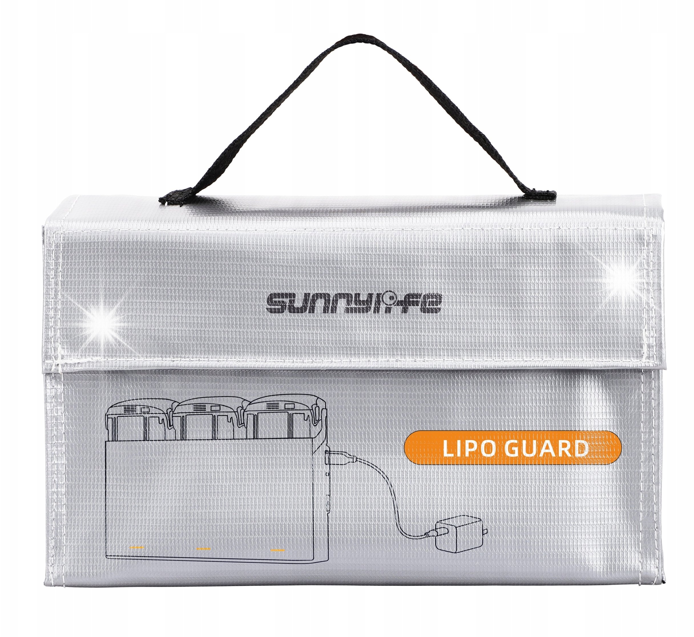 SunnyLife Futerał Etui Case na 3x AKUMULATOR Ładowarka do DJI Mini 4K Air 3 Avata 2