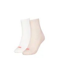 Skarpetki i podkolanówki sportowe - Skarpety damskie Puma HEART LOGO SHORT CREW 2-PACK wielokolorowe 93855504 - miniaturka - grafika 1