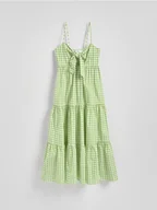 Sukienki - Reserved - Sukienka midi - jasnozielony - miniaturka - grafika 1