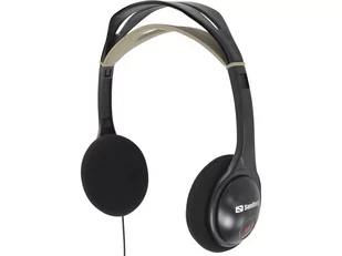 Sandberg HeadPhone One 125-41 czarne - Słuchawki - miniaturka - grafika 1