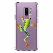 Etui i futerały do telefonów - Etui na Samsung Galaxy S9 Plus, Zielona żabka - miniaturka - grafika 1