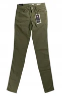 Spodnie damskie - Spodnie damskie skinny GUESS rozmiar 27 / 32, zielone - miniaturka - grafika 1