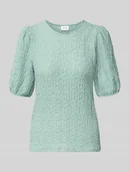 Bluzki damskie - Bluzka koszulowa ze strukturalnym wzorem model 'FALL' - miniaturka - grafika 1