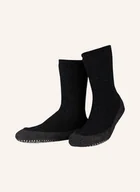 Kapcie damskie - Falke Kapcie Cosyshoe grau - miniaturka - grafika 1