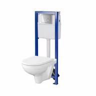 Stelaże i zestawy podtynkowe do WC - CERSANIT S701-561 B479 ECONOMY MZ ZIP DUR WO LINK KÓŁKO CHR BŁ - miniaturka - grafika 1