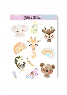 Naklejki Dla Dzieci Pastelowe Do Albumu Szkoły Miś - Scrapbooking - miniaturka - grafika 1