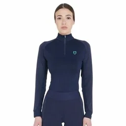 EQUESTRO Bluzka techniczna Base Layer - Koszulki jeździeckie - miniaturka - grafika 1
