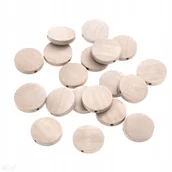 Pasmanteria - Drewniane Koraliki, Monetki 20 Mm, 20 Szt. Dpcraft - miniaturka - grafika 1