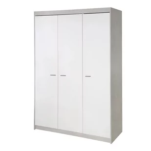 Biała szafa dziecięca w dekorze dębu 131x190 cm Julia – Roba - Szafy i szafki dla dzieci - miniaturka - grafika 1