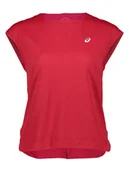 Koszulki sportowe damskie - asics Koszulka sportowa w kolorze czerwonym - miniaturka - grafika 1