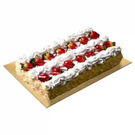 Formy do ciast - Podkład pod tort prostokątny złoty / podkładka 40x30 cm kod: O-871401 - miniaturka - grafika 1