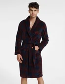 Szlafroki męskie - Szlafrok Undergo 40985-83X Bordowy - miniaturka - grafika 1