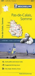 Michelin Pas-de-Calais, Somme, 1:150 000 - Atlasy i mapy - miniaturka - grafika 1