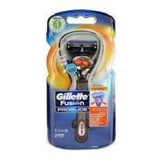 Akcesoria do golenia męskie - Gillette Fusion Proglide Flexball maszynka do golenia z dwoma wkładami Do każdego zamówienia upominek gratis. - miniaturka - grafika 1