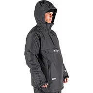 Kurtki narciarskie - L1 Premium Goods Męski kombinezon śnieżny Aftershock JKT Black Check, XL - miniaturka - grafika 1