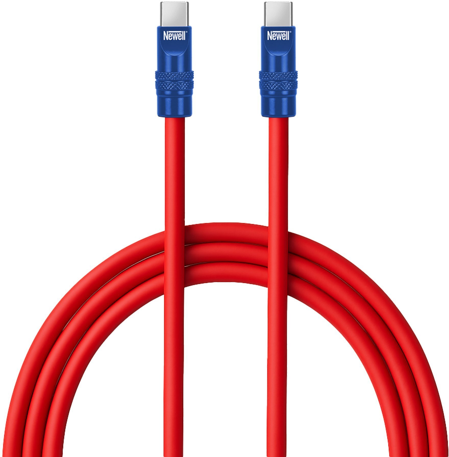 Newell NL4988 Kabel USB-C 100 W 2 m silikonowy czerwono-granatowy