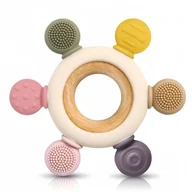 Gryzaki dla dzieci - Gryzak Silikonowy dla Niemowlaka Sensoryczny na Ząbkowanie Uspokajający - miniaturka - grafika 1