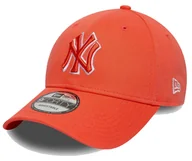 Czapki damskie - Czapka z daszkiem NEW ERA NYY Team Outline 9FORTY pomarańczowa - miniaturka - grafika 1