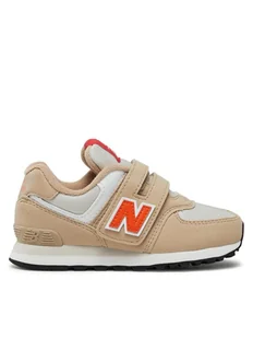 New Balance Sneakersy PV574HBO Beżowy - Buty dla dziewczynek - miniaturka - grafika 1
