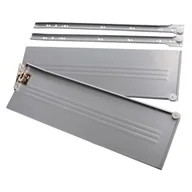 Meble modułowe i akcesoria - SZUFLADA WYSOKA METALBOX SZARY AMIX MB/150 H-150 mm L-550 mm - miniaturka - grafika 1