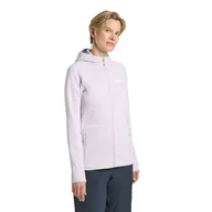 Kurtki damskie - Damski polar z kapturem Jack Wolfskin BAISELBERG HOODED FZ W Pale Lavendar - M - miniaturka - grafika 1