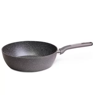 Kamille Patelnia głęboka wok granitowa 30cm 4297GR - Patelnie - miniaturka - grafika 1