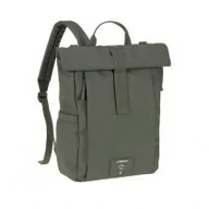 Torby i organizery dla mam - Lassig Plecak dla mam z akcesoriami Rolltop Up Backpack olive (Green Label) - miniaturka - grafika 1