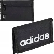 Portfele - Portfel ADIDAS Damski Męski Czarny sportowy - JE8346 - miniaturka - grafika 1
