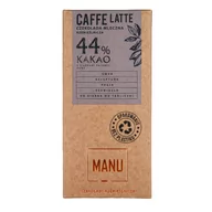 Czekolada - Manufaktura Czekolady MANU czekolada mleczna 44% caffe latte 60g - miniaturka - grafika 1