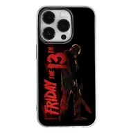 Etui i futerały do telefonów - ERT GROUP etui na telefon Iphone 14 PRO, case oryginalny i oficjalnie licencjonowany przez Horror, wzór Friday The 13th 011, optymalnie dopasowane, plecki z TPU częściowo przeźroczyste - miniaturka - grafika 1