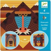 Prace ręczne dla dzieci - Zestaw artystyczny plisy Dzika przyroda Djeco DJ09445 - miniaturka - grafika 1