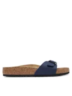 Klapki i japonki damskie - Birkenstock Klapki Madrid Bf 1015155 Niebieski - miniaturka - grafika 1