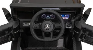 Mercedes AMG G63 dla dzieci Czarny + Pilot + MP3 LED + Wolny Start + EVA + Pasy - Pojazdy elektryczne dla dzieci - miniaturka - grafika 14