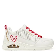 Sneakersy damskie - Sneakersy Skechers 177991/WRD Biały - miniaturka - grafika 1
