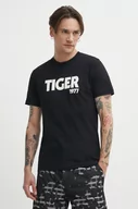 Koszulki męskie - Tiger Of Sweden t-shirt bawełniany Dillan męski kolor czarny z nadrukiem T65617038 - Tiger of Sweden - miniaturka - grafika 1