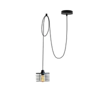 Lampy sufitowe - Długa lampa wisząca typu pająk z możliwością regulacji GALO LOFT L1 - miniaturka - grafika 1