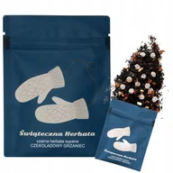 Herbata - ŚWIĄTECZNA TOREBKA HERBATA CZARNA SYPANA "CZEKOLADOWY GRZANIEC" - PREZENT UPOMINEK NA MIKOŁAJA ŚWIĘTA GWIAZDKĘ BOŻE NARODZENIE POD CHOINKĘ DLA KOBIE.. - miniaturka - grafika 1