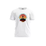 Koszulki męskie - Green Fish, Męski T-shirt z cyfrowym nadrukiem,% 100 bawełna, biały, na co dzień, męskie topy, rozmiar: XL, biały, XL - miniaturka - grafika 1