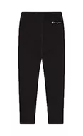 Legginsy - Champion Dziewczęce i dziewczęce Legacy American Classics-małe logo regularne legginsy, Czarny, 11-12 lat - miniaturka - grafika 1