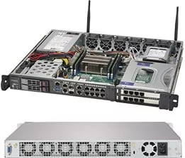 Supermicro Platforma serwerowa SYS-1019D-4C-FHN13TP (bez RAM, HDD/SSD) SYS-1019D-4C-FHN13TP - Platformy serwerowe - miniaturka - grafika 1