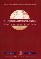 Czasopisma - Stosunki międzynarodowe Nr 3 Tom 52 2016 - książka - miniaturka - grafika 1