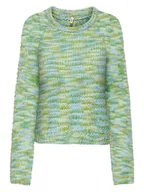 Swetry damskie - ONLY Sweter w kolorze zielono-błękitnym - miniaturka - grafika 1