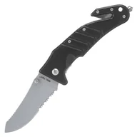 Noże - Nóż składany ratowniczy Mil-Tec Car Knife - Black - miniaturka - grafika 1