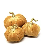 Sztuczne kwiaty - Declea Home Decor Dekoracyjne dynie, Orange, Kit3, 3 jednostki - miniaturka - grafika 1