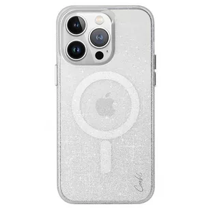 Etui UNIQ Coehl Lumino Apple iPhone 15 Pro Magnetic Charging srebrny/sparkling silver - Etui i futerały do telefonów - miniaturka - grafika 1