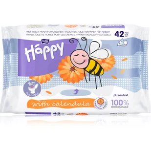 Bella Baby Happy Calendula nawilżany papier toaletowy 42 sztuki - Papier toaletowy - miniaturka - grafika 1