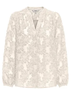 ONLY Bluzka Korsa 15360837 Beżowy Oversize - Bluzki damskie - miniaturka - grafika 1