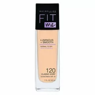 Podkłady do twarzy - Maybelline Fit Me! SPF18 podkład 30 ml dla kobiet 120 Classic Ivory - miniaturka - grafika 1